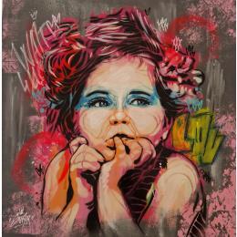 Peinture s'amouracher  par Sufyr | Tableau Street Art Acrylique, Graffiti