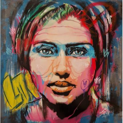 Painting Le regard de Sia  by Sufyr | Painting Street art Acrylic, Graffiti