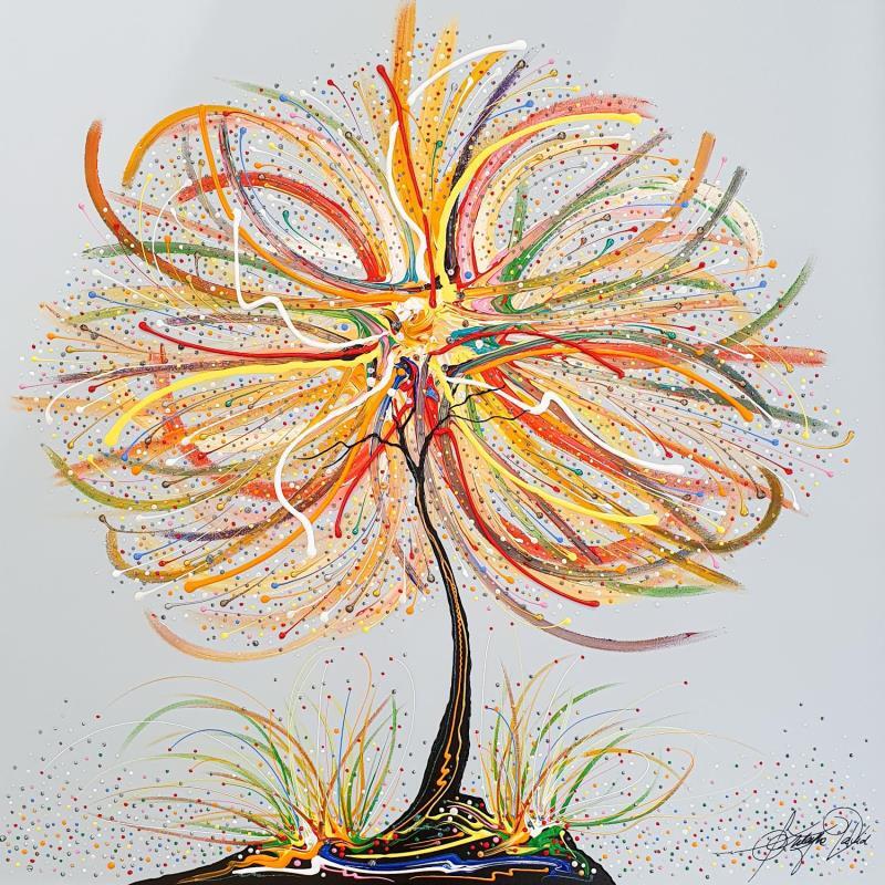 Gemälde En lui la Paix von Fonteyne David | Gemälde Figurativ Minimalistisch Acryl