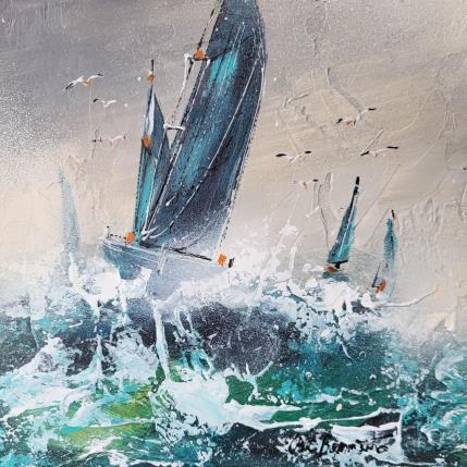 Painting Faire Face by Ortis-Bommarito Nicole | Painting Figurative Acrylic Marine