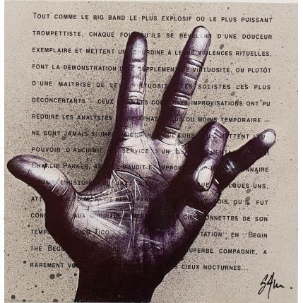 Painting Miles counts 4 by S4m | Painting Street art Acrylic, Cardboard, Gluing, Pastel Life style, Pop icons