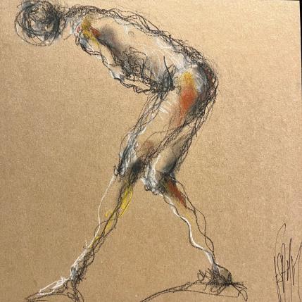 Painting Claire by Sahuc François | Painting Figurative Acrylic Nude