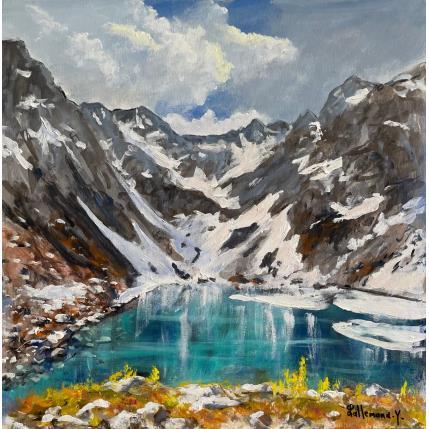 Pintura Lac de Crop por Lallemand Yves | Pintura Figurativo Aceite, Acrílico Paisajes