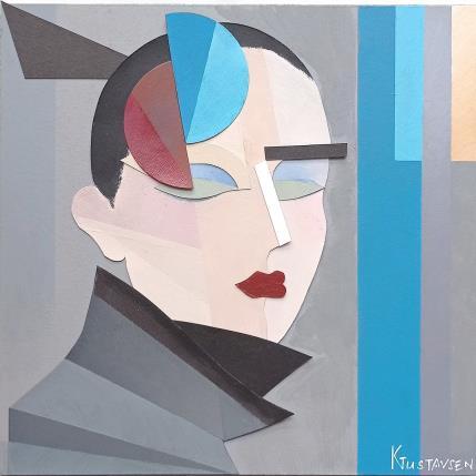 Pintura Cover magazine por Gustavsen Karl | Pintura Figurativo Acrílico, Madera Retrato