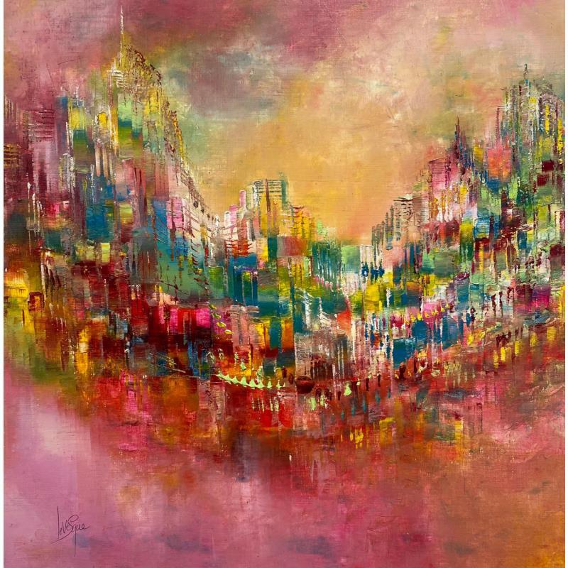 Gemälde La joie au coeur von Levesque Emmanuelle | Gemälde Figurativ Öl