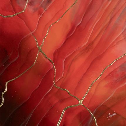 Painting Rivage rubis by Baroni Victor | Painting Abstract Acrylic Minimalist, Pop icons