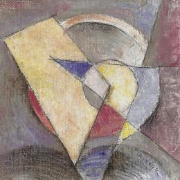 Painting Circles (6) by Tryndyk Vasily | Painting Abstract Oil Minimalist