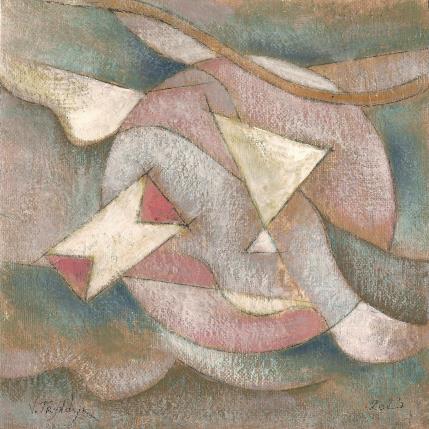 Gemälde Circles (13) von Tryndyk Vasily | Gemälde Abstrakt Öl Minimalistisch, Pop-Ikonen