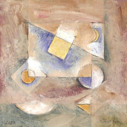 Peinture Circles (15) par Tryndyk Vasily | Tableau Abstrait Huile Minimaliste