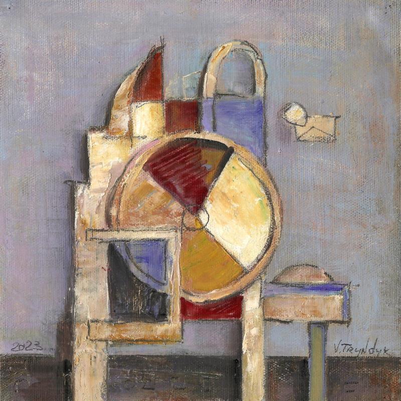 Gemälde Circles (16) von Tryndyk Vasily | Gemälde Abstrakt Minimalistisch Öl