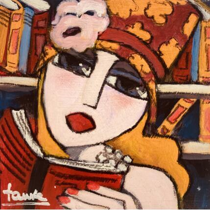 Peinture Sublime  par Fauve | Tableau Figuratif Acrylique, Bois Portraits, Scènes de vie