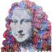 Painting La Joconde by Schroeder Virginie | Painting Pop-art Pop icons Oil Acrylic