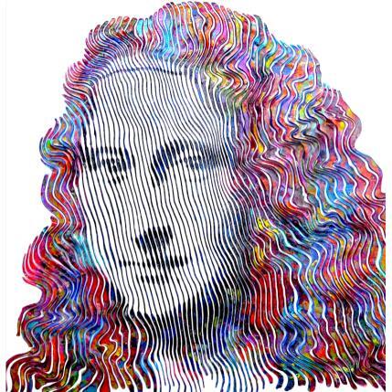 Painting La Joconde by Schroeder Virginie | Painting Pop-art Acrylic, Oil Pop icons