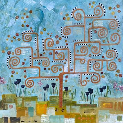 Peinture Inspiration par Romanelli Karine | Tableau Figuratif Collage Paysages