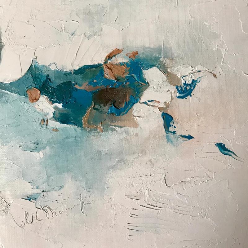 Gemälde fragile est la terre von Dumontier Nathalie | Gemälde Abstrakt Minimalistisch Öl