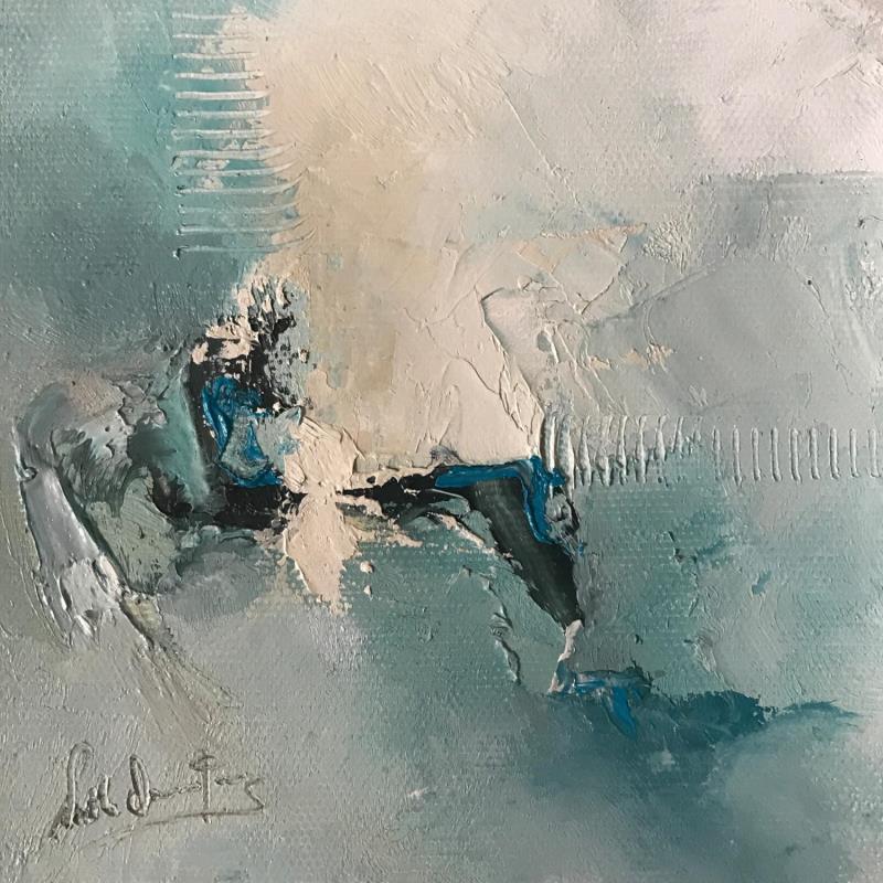 Peinture retourner vers toi par Dumontier Nathalie | Tableau Abstrait Minimaliste Huile