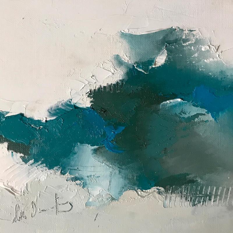 Gemälde les jours de houle von Dumontier Nathalie | Gemälde Abstrakt Minimalistisch Öl