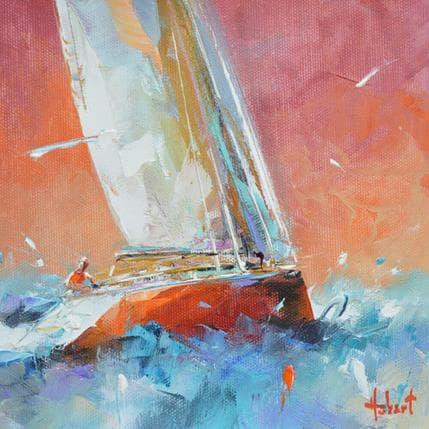 Peinture Vitesse par Hébert Franck | Tableau Figuratif Huile Marine