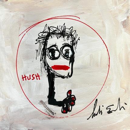 Painting HOP LA by Zaïdi Larbi | Painting Raw art Acrylic, Pastel, Posca Portrait