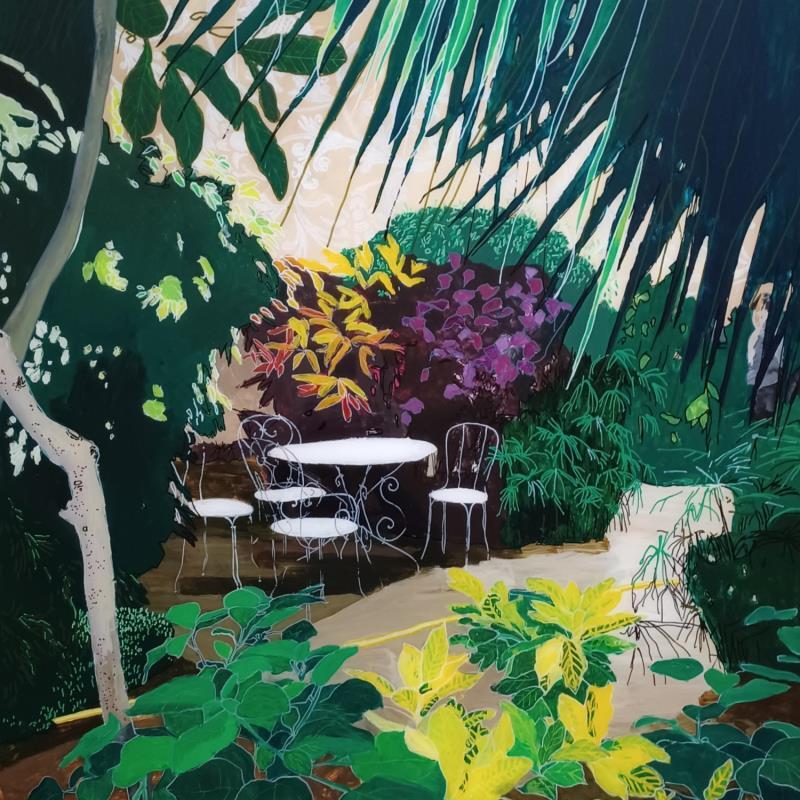 Painting La surprise by Auriol Philippe | Painting Figurative Landscapes Plexiglass Acrylic Posca