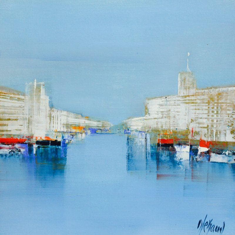 Painting HEALA 761 by Héraud Alain | Painting Figurative Marine Oil