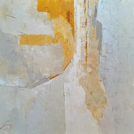 Peinture La ville hantée par Tomàs | Tableau Abstrait Huile Urbain