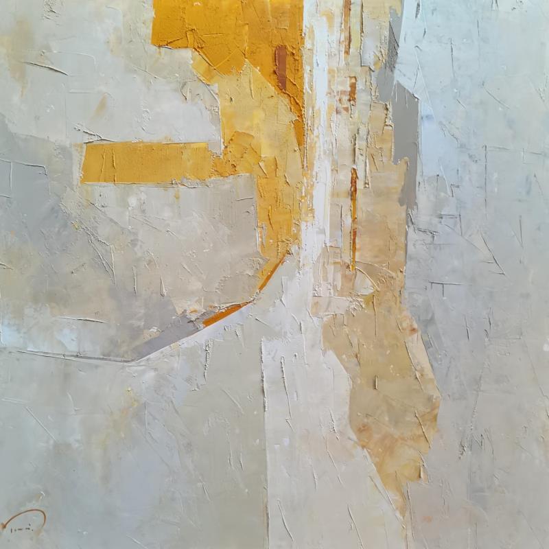 Peinture La ville hantée par Tomàs | Tableau Abstrait Urbain Huile