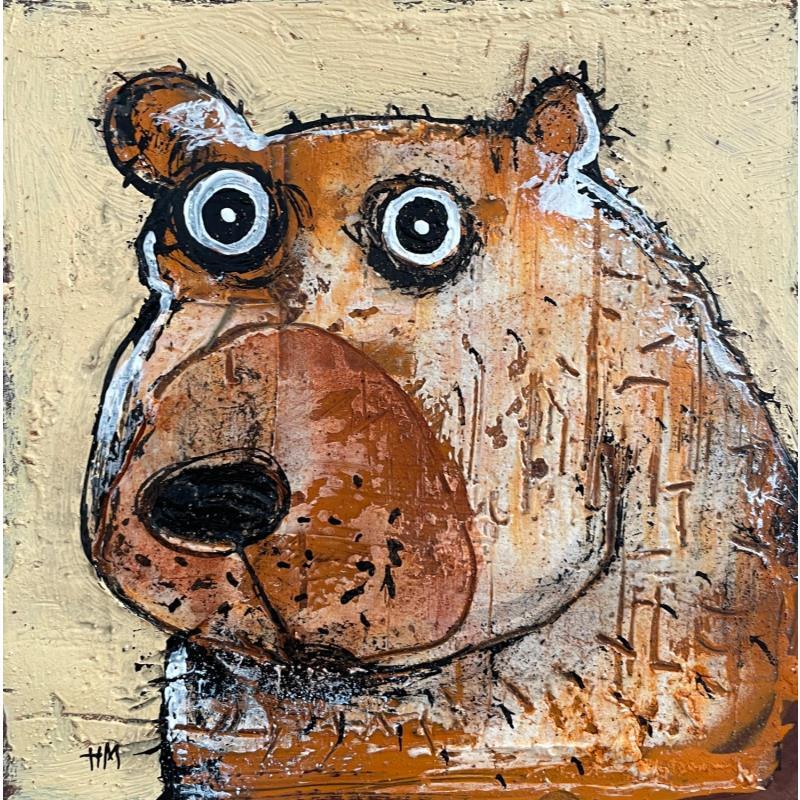 Painting Strong! by Maury Hervé | Painting Raw art Animals