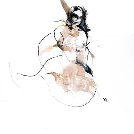 Painting Notre secret by YO | Painting Figurative Nude