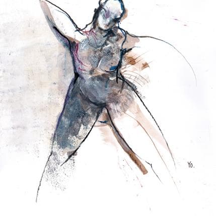 Painting Ma façon de t'aimer by YO | Painting Figurative Nude