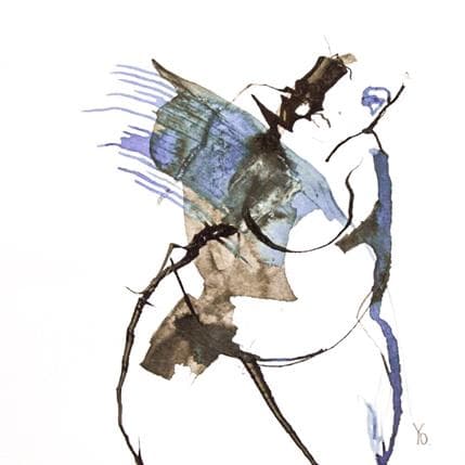 Painting Te pardonner by YO | Painting Figurative Nude