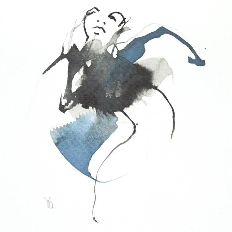 Painting Installe toi dans mon corps by YO | Painting Figurative Nude