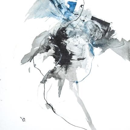 Painting Tu hantes mes jours by YO | Painting Figurative Nude