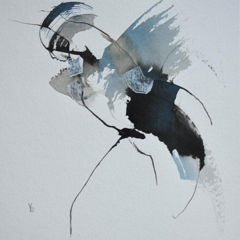 Gemälde Mes sentiments tordus von YO | Gemälde Figurativ Akt