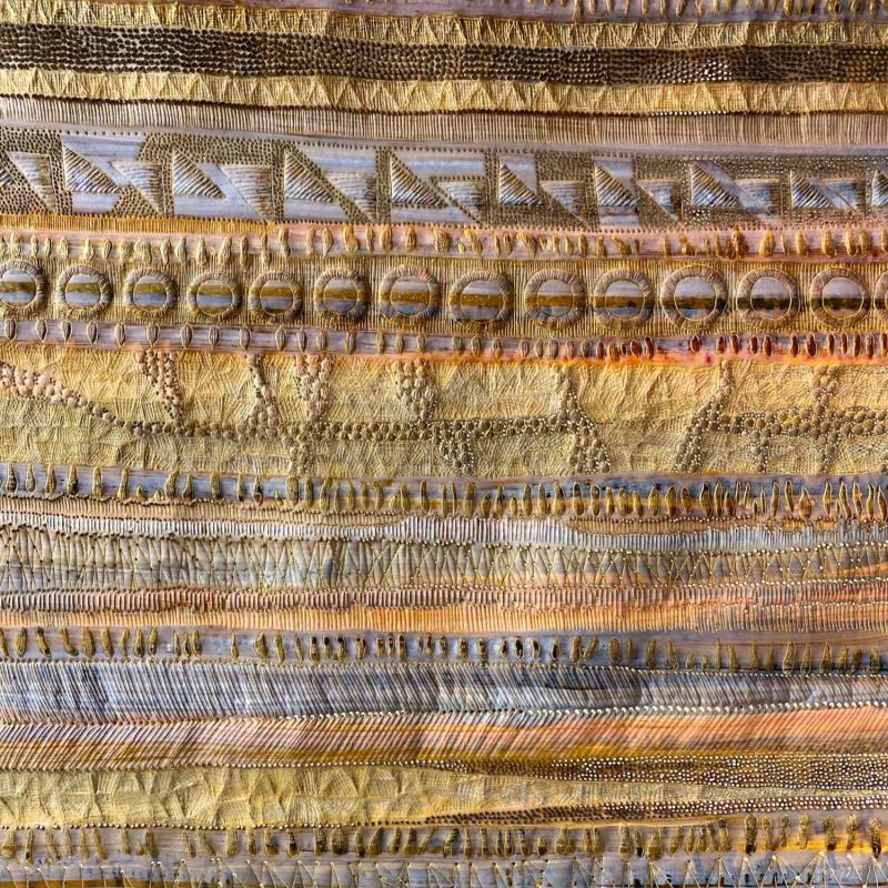 Painting Joyau by Caviale Marie | Painting Abstract Subject matter Minimalist