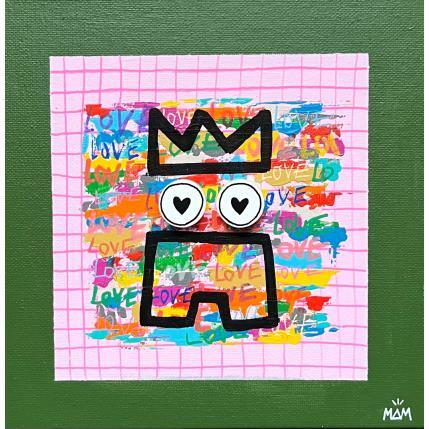 Painting LA VIE EN LOVE by Mam | Painting Pop-art Acrylic Pop icons