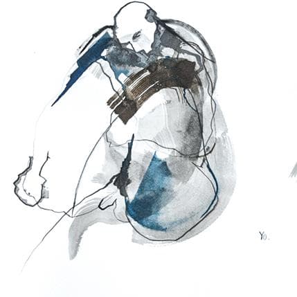 Painting Depuis que je sais qui je suis by YO | Painting Figurative Nude