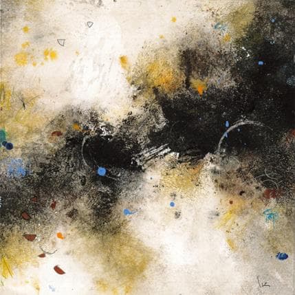 Peinture Desde el espacio par Jiménez Conesa Francisco | Tableau Abstrait Acrylique minimaliste