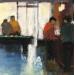 Painting Partie de billard by Fernando | Painting Figurative Life style Oil
