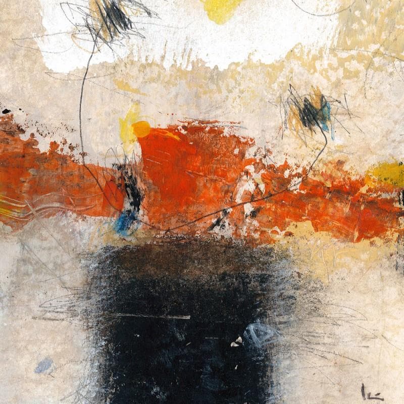 Peinture Totem par Jiménez Conesa Francisco | Tableau Abstrait Minimaliste Acrylique