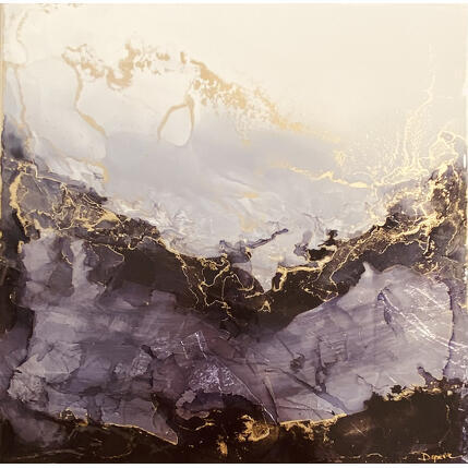 Painting 1076 Poésie Minérale by Depaire Silvia | Painting Abstract Acrylic Landscapes
