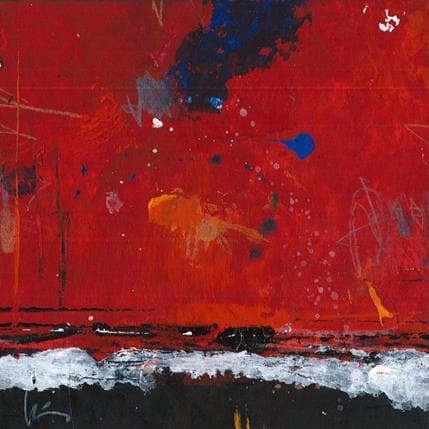 Gemälde Incursion von Jiménez Conesa Francisco | Gemälde Abstrakt Acryl Minimalistisch