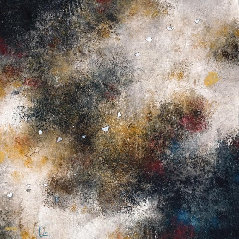 Painting Burbujas by Jiménez Conesa Francisco | Painting Abstract Minimalist Acrylic