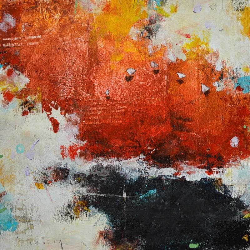 Peinture ST par Jiménez Conesa Francisco | Tableau Abstrait Minimaliste Acrylique