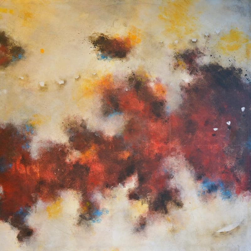 Painting Cones 1 by Jiménez Conesa Francisco | Painting Abstract Minimalist Acrylic