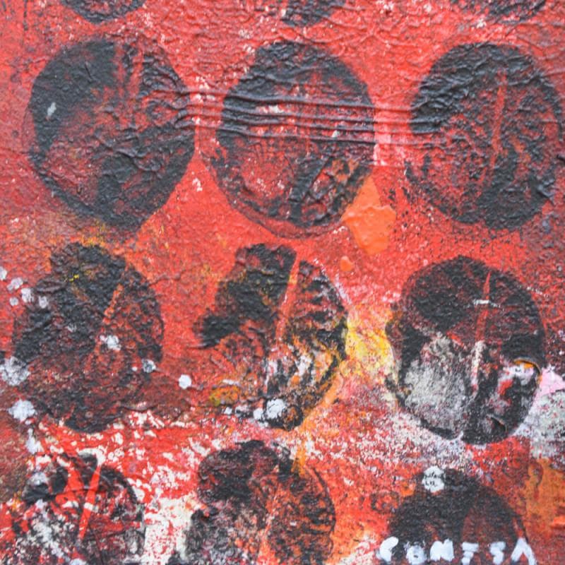 Gemälde Espectro von Jiménez Conesa Francisco | Gemälde Abstrakt Minimalistisch Acryl