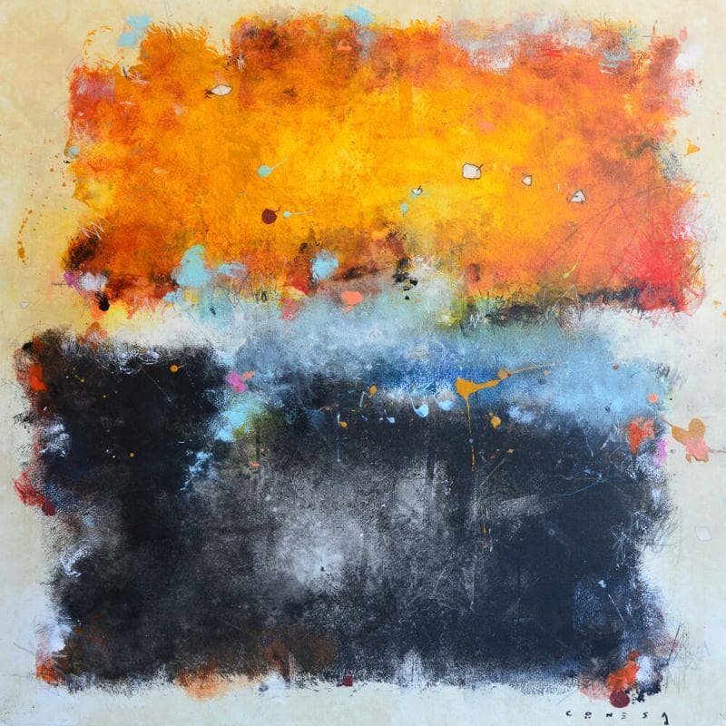 Painting Pieza uñica by Jiménez Conesa Francisco | Painting Abstract Minimalist Acrylic