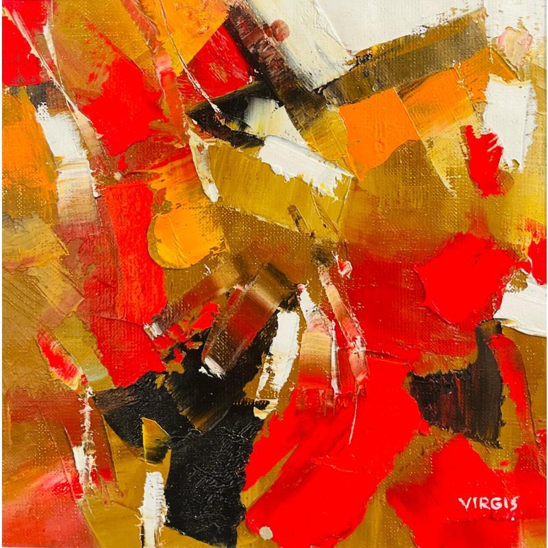 Peinture Permanent movement III par Virgis | Tableau Abstrait Huile