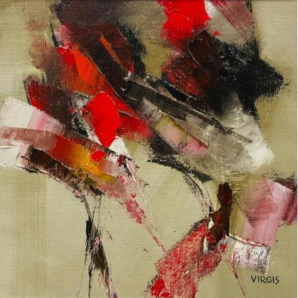 Painting Sunset glow I by Virgis | Painting Abstract Oil