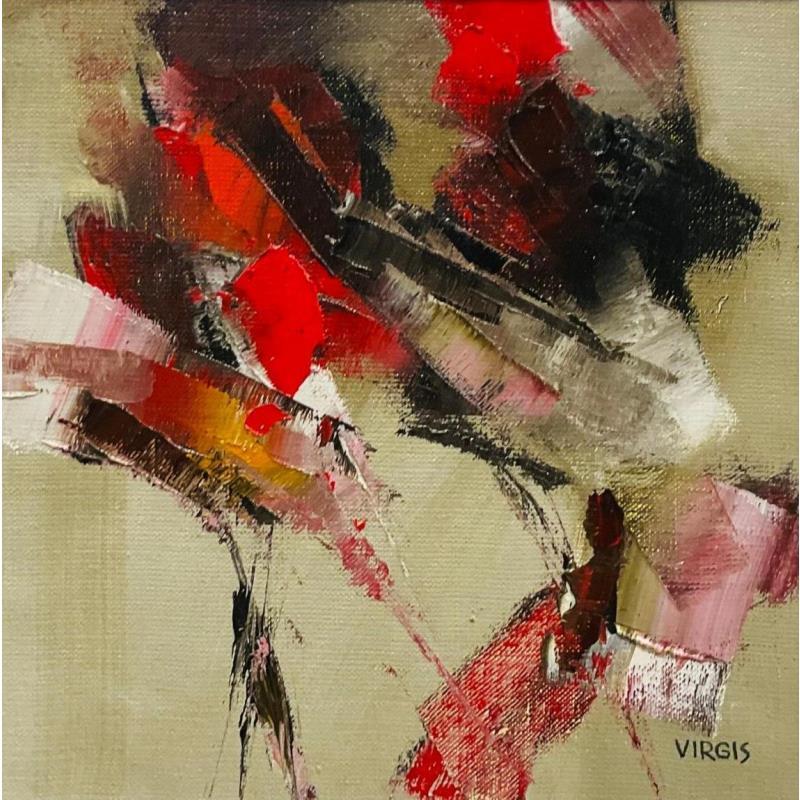 Peinture Sunset glow I par Virgis | Tableau Abstrait Huile